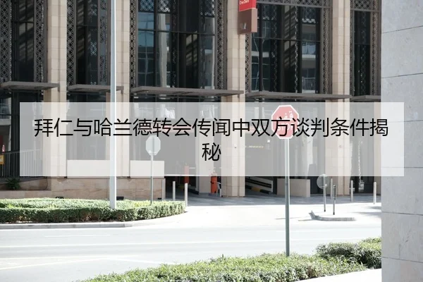 拜仁与哈兰德转会传闻中双方谈判条件揭秘 - jiuyou